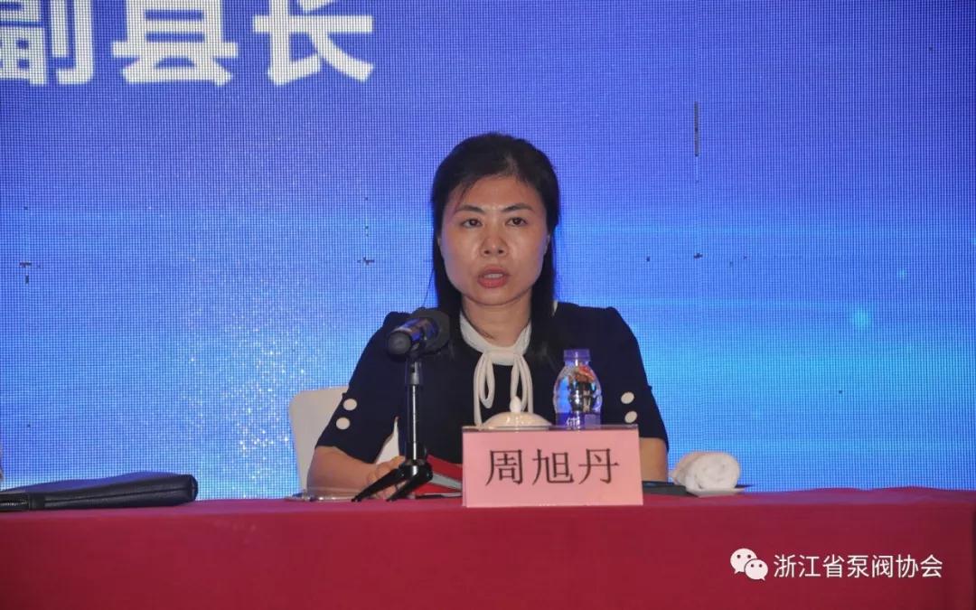 永嘉縣副縣長周旭丹在全國閥門標(biāo)準(zhǔn)工作會(huì)議講話